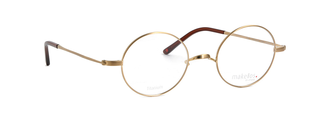 Makellos ME 1080 04 46 light gold brushed eyewear – stylish optical frame available from Primy B2B eyewear wholesale.
