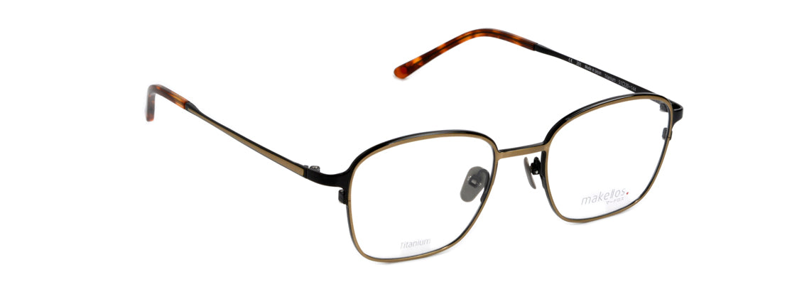 Makellos ME 1083 03 51 lt. gold br.-deep black eyewear – stylish optical frame available from Primy B2B eyewear wholesale.
