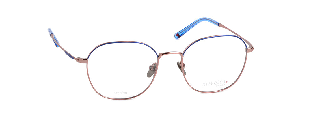 Makellos ME 1090 04 52 rosegold-bright blue eyewear – stylish optical frame available from Primy B2B eyewear wholesale.