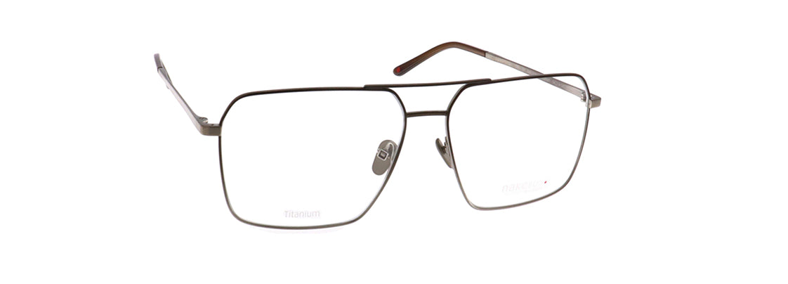 Makellos ME 1101 04 56 gun/brown gradient eyewear – stylish optical frame available from Primy B2B eyewear wholesale.