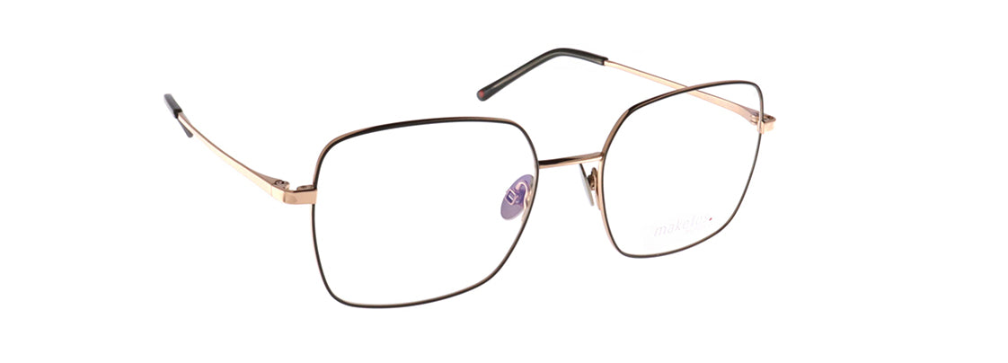 Makellos ME 1110 02 54 dark green- rose gold eyewear – stylish optical frame available from Primy B2B eyewear wholesale.