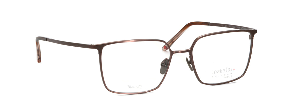 Makellos ME 3009 04 54 nut brown brushed eyewear – stylish optical frame available from Primy B2B eyewear wholesale.