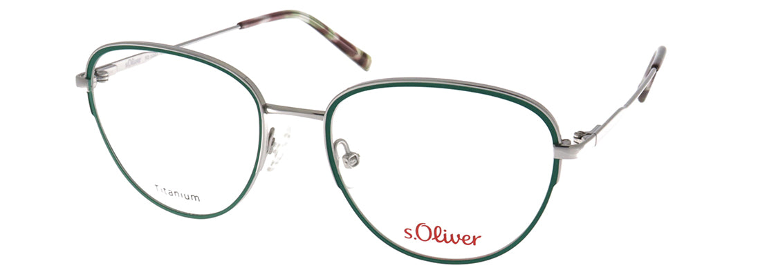 S.oliver SO 1007 03 51 silver mat /green eyewear – stylish optical frame available from Primy B2B eyewear wholesale.