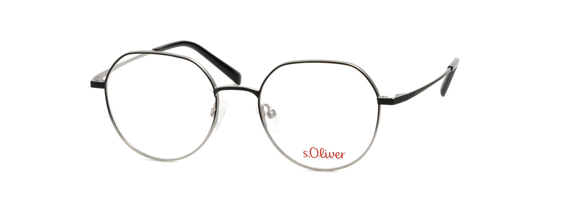S.oliver SO 1024 01 50 black silver mat gradient eyewear – stylish optical frame available from Primy B2B eyewear wholesale.