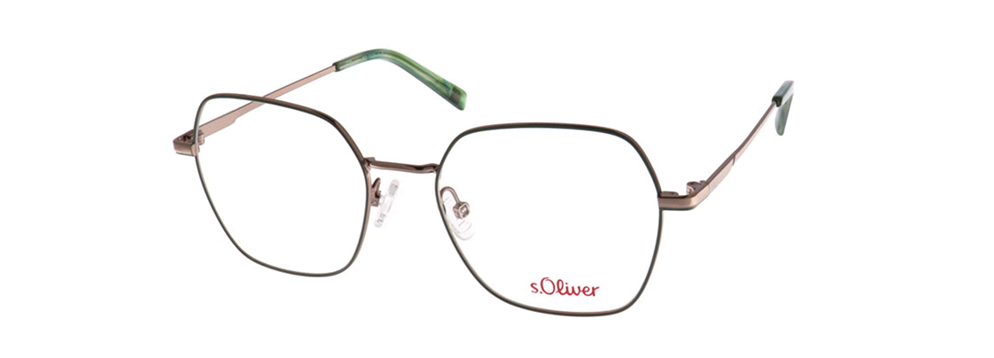 S.oliver SO 1025 04 52 jade green/rose eyewear – stylish optical frame available from Primy B2B eyewear wholesale.