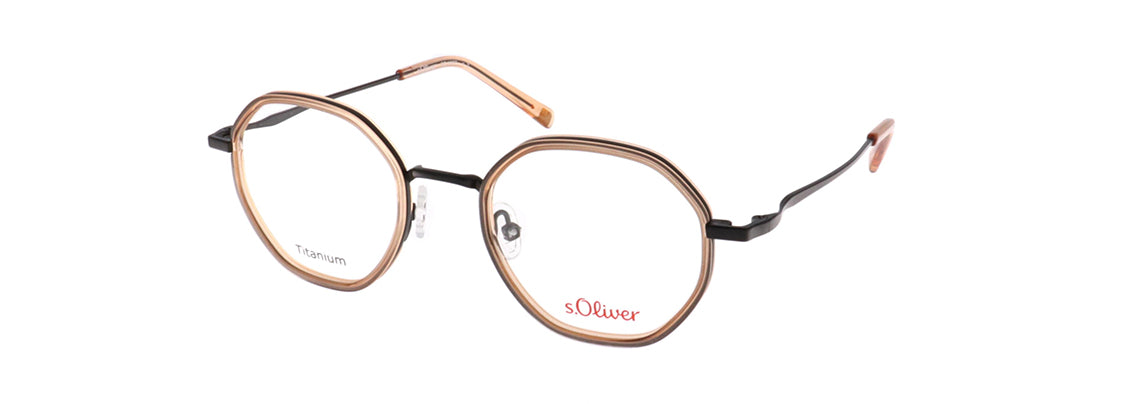 S.oliver SO 1027 02 47 black mt-apricot eyewear – stylish optical frame available from Primy B2B eyewear wholesale.