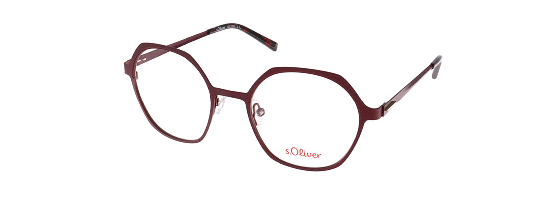 S.oliver SO 1029 01 49 berry/gold eyewear – stylish optical frame available from Primy B2B eyewear wholesale.