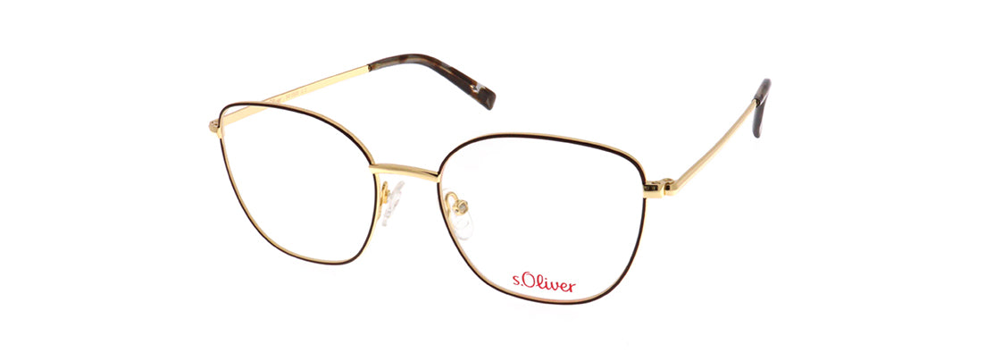 S.oliver SO 1033 02 52 gold/brown eyewear – stylish optical frame available from Primy B2B eyewear wholesale.