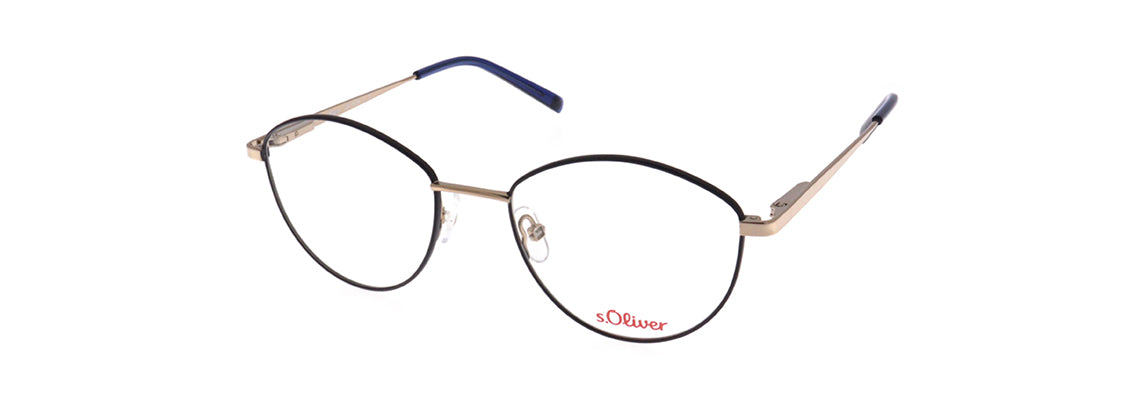 S.oliver SO 1036 02 52 silver/blue eyewear – stylish optical frame available from Primy B2B eyewear wholesale.
