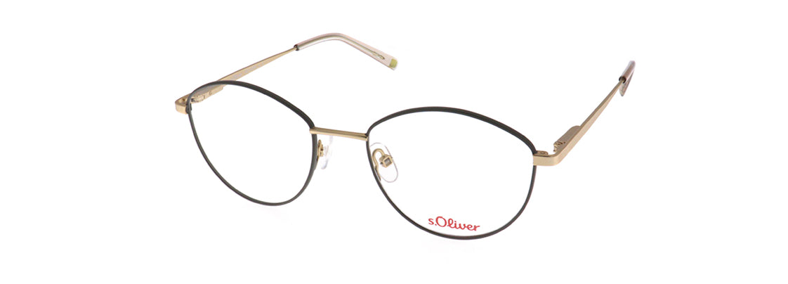 S.oliver SO 1036 03 52 mat gold/taupe eyewear – stylish optical frame available from Primy B2B eyewear wholesale.