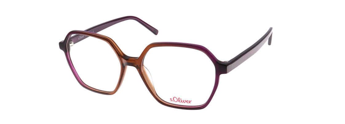 S.oliver SO 5018 03 55 violet brown gradient eyewear – stylish optical frame available from Primy B2B eyewear wholesale.