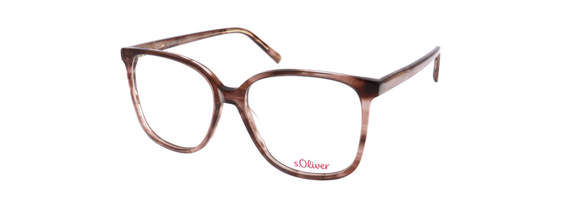 S.oliver SO 5026 02 54 brown pattern eyewear – stylish optical frame available from Primy B2B eyewear wholesale.
